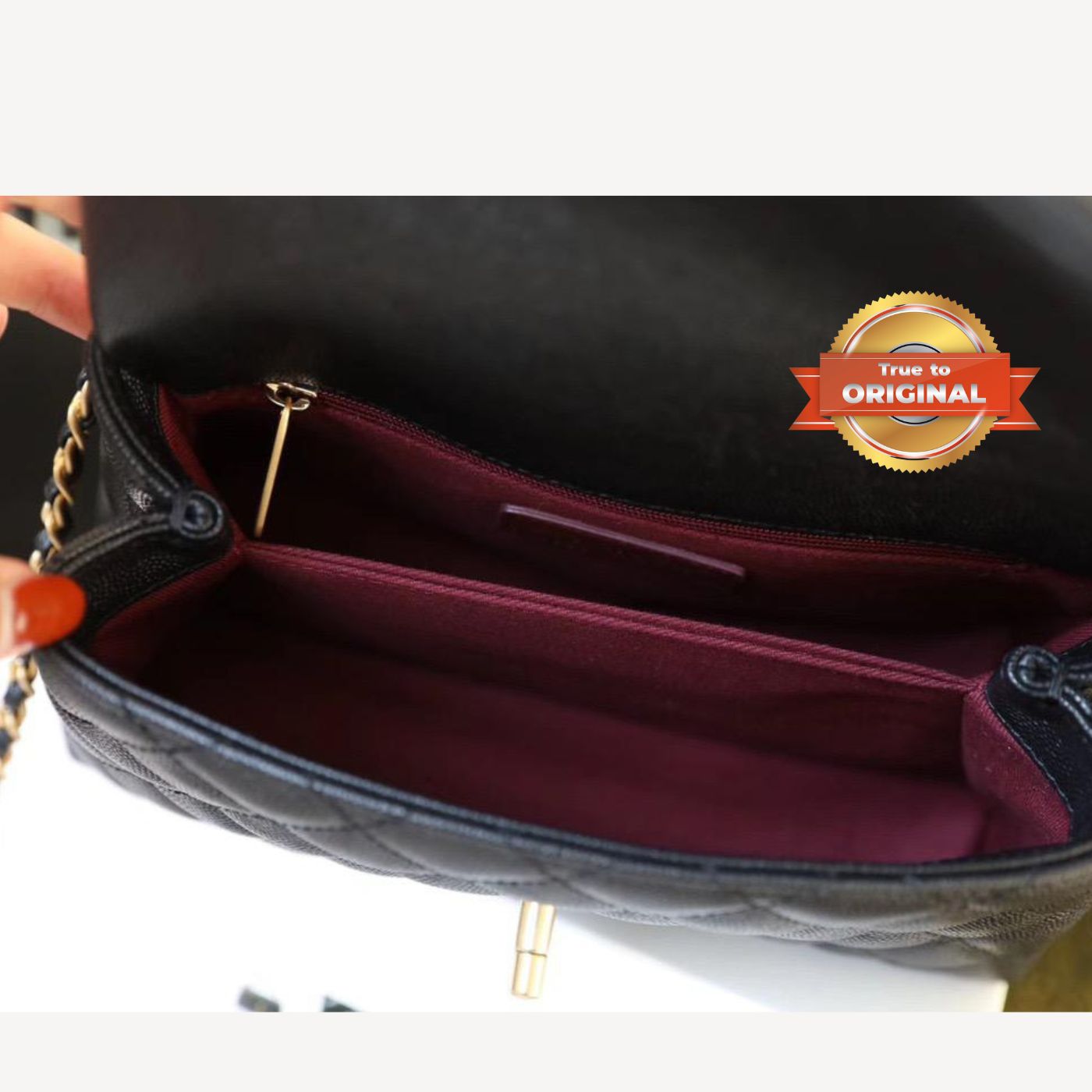 [True-to-ORIGINAL] Chanel Coco With Top Handle Bag Black For Women 9.4in/24cm
